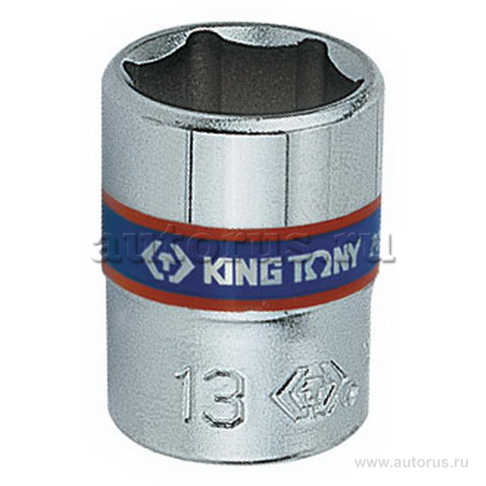 Головка торцевая стандартная шестигранная 1/4, 6 мм KING TONY 233506M